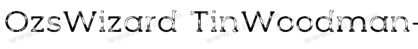 OzsWizard TinWoodman字体转换